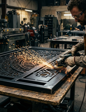 Durable ironwork project